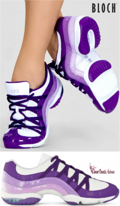 WAVE SNEAKER DANCE BLOCH SO523 WHITE PURPLE