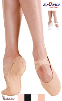 DEMI POINTES DANSE TOILE STRETCH SO DANCA SD120