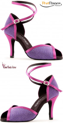 PORT DANCE PD500 FASHION VIOLET FUSHIA GLITTER