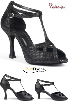 PORT DANCE PD505 PREMIUM BLK SALSA TANGO LATINES