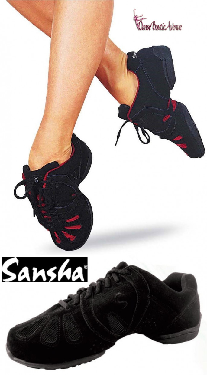 Chaussures de Fitness de Danse Jazz Moderne modèle B53 HIPPOSEUS Baskets de Danse Respirantes pour Femmes