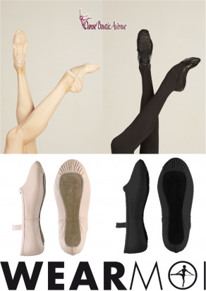 WEAR MOI WM504 Demi Pointes cuir semelle entière