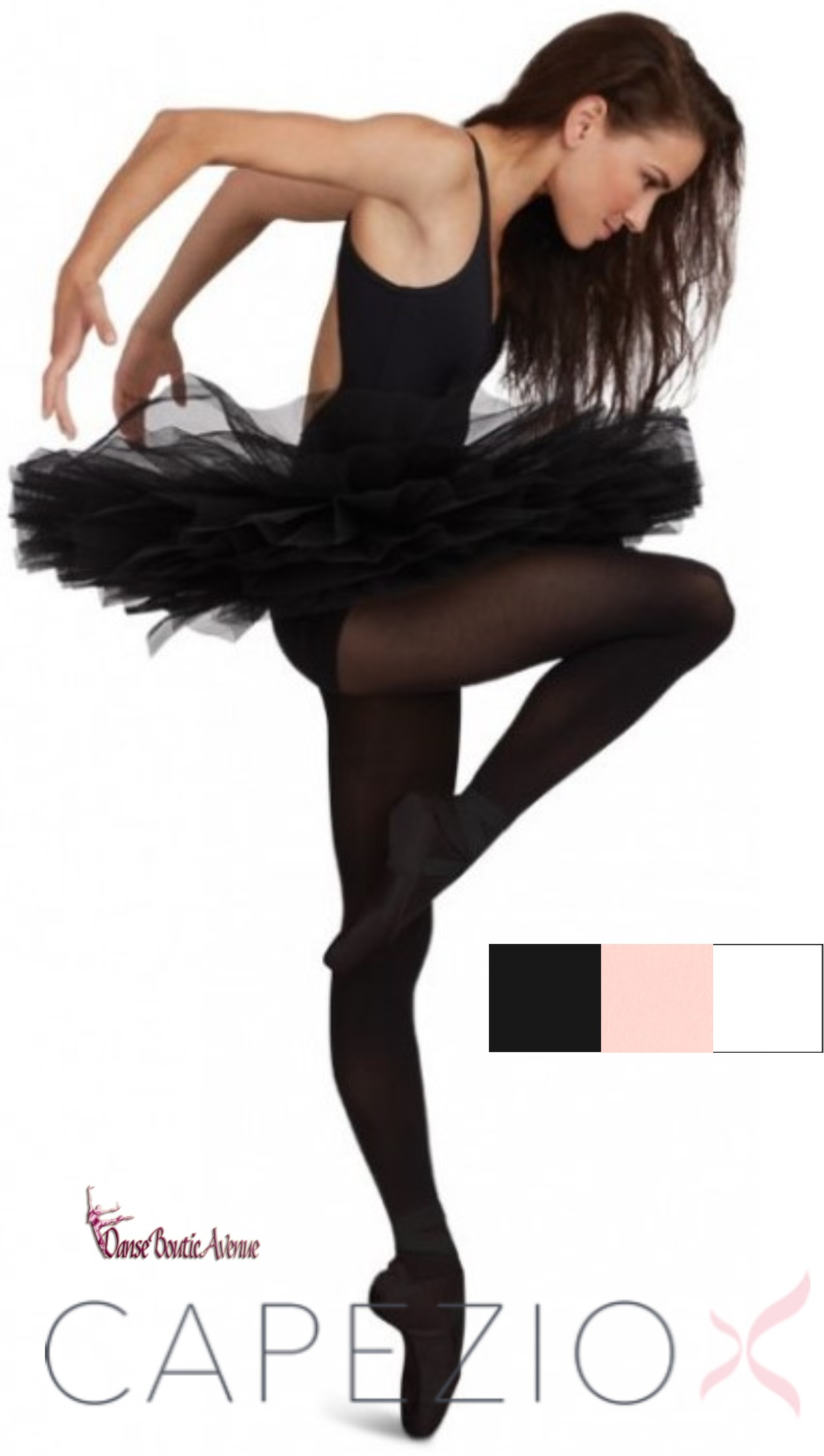 Jupe Tutu ballerine danse classique coloris noir ou blanc