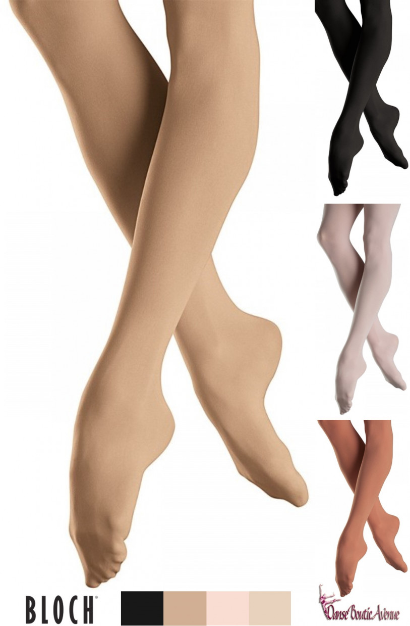 COLLANTS DANSE AVEC PIEDS ENFANTS ADULTES SANSHA T99