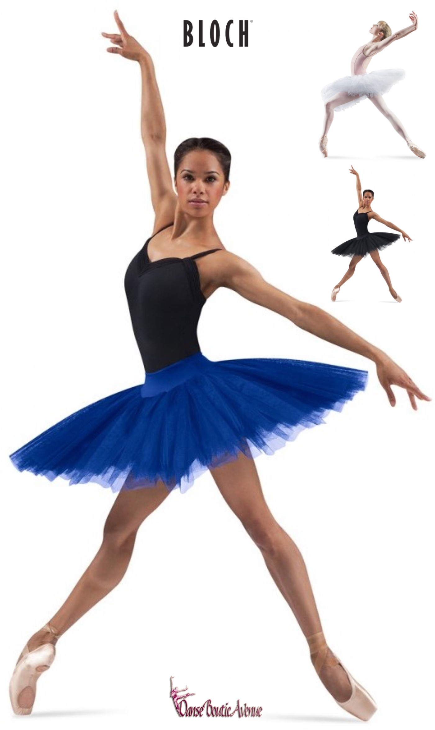 Jupe Tutu ballerine danse classique coloris noir ou blanc